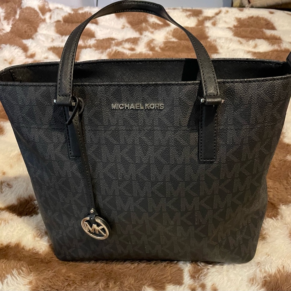 Michael Kors Charcoal Signature Tote